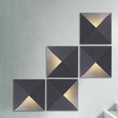 Wally modern designer envelope-shaped wall light