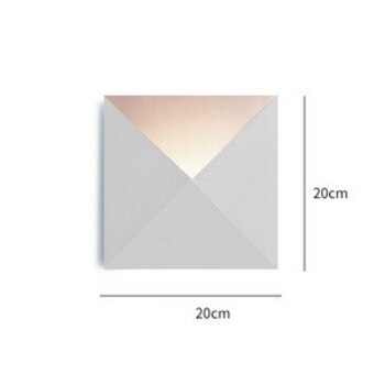 Wally modern designer envelope-shaped wall light - vue 4 sur 5