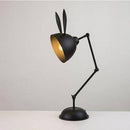 LED table lamp with metal bunny or cat ears
