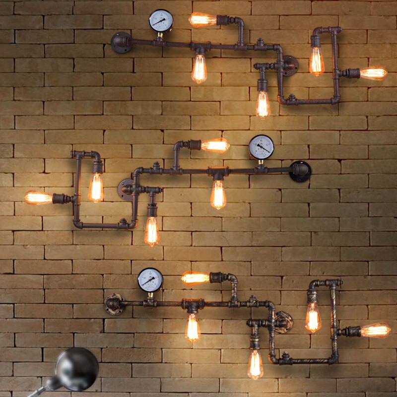 Amparo industrial pipe wall light - vue 3 sur 8