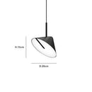 Triangular LED designer pendant light hang style