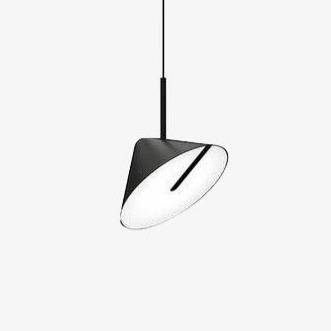 Triangular LED designer pendant light hang style