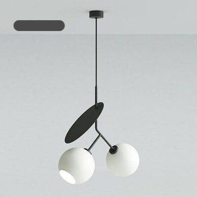 Modern cherry-style LED metal pendant light - vue 7 sur 12