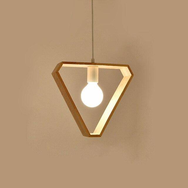 Wooden shape pendant light Botimi