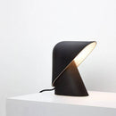 Designer LED table lamp with colorful triangular lampshade Luxury