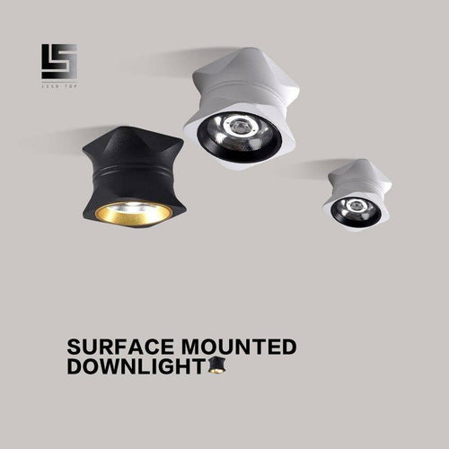 Modern LED surface spotlight for lofts - vue 5 sur 7