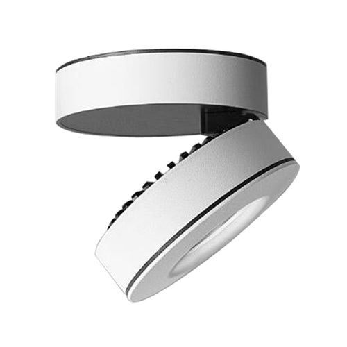 Modern round 355° rotatable LED spotlight manual - vue 4 sur 5