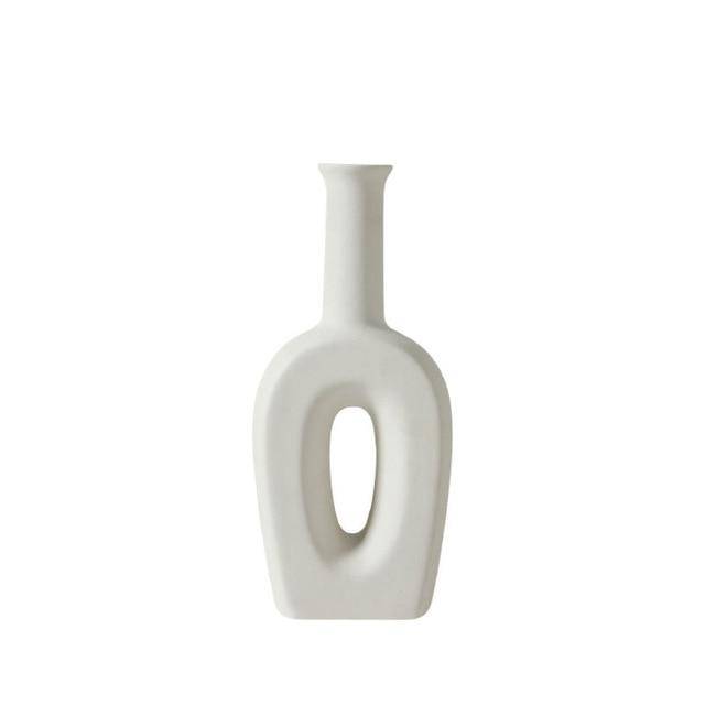 Modern Japanese ceramic Zen style vase - vue 10 sur 16