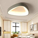 Rounded triangle LED ceiling light corridor