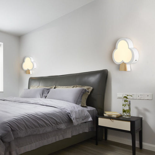 Modern tree-shaped wooden wall light ania - vue 6 sur 10