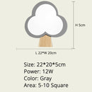 Modern tree-shaped wooden wall light ania