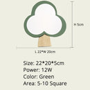 Modern tree-shaped wooden wall light ania