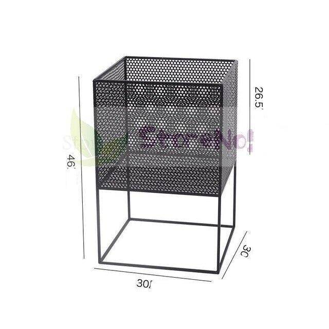 Tall pedestal with creative colourful metal design - vue 12 sur 18