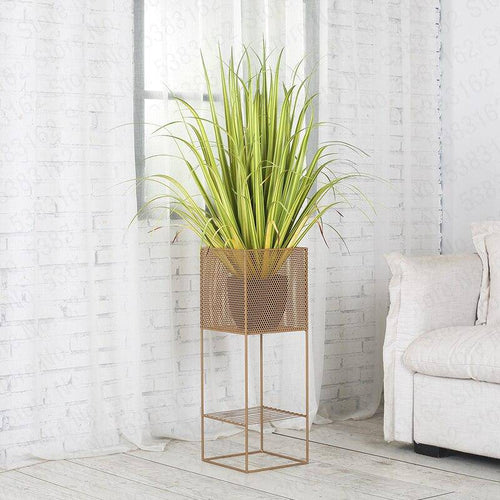 Tall pedestal with creative colourful metal design - vue 3 sur 18