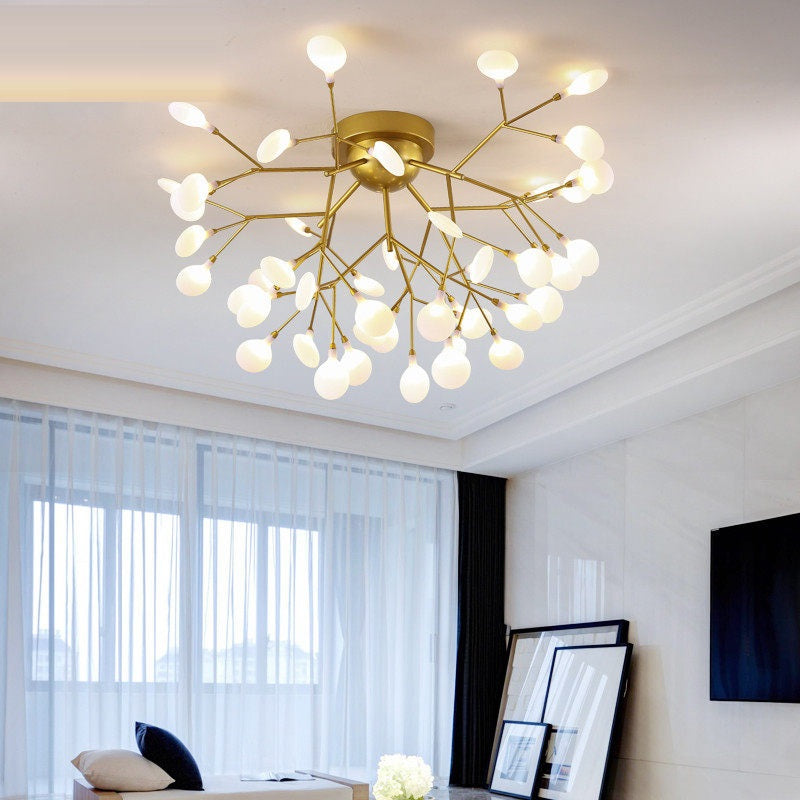 Shanna modern LED branch-shaped chandelier