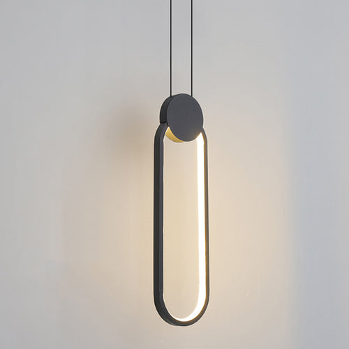 Oryna minimalist geometric LED pendant light - vue 10 sur 19