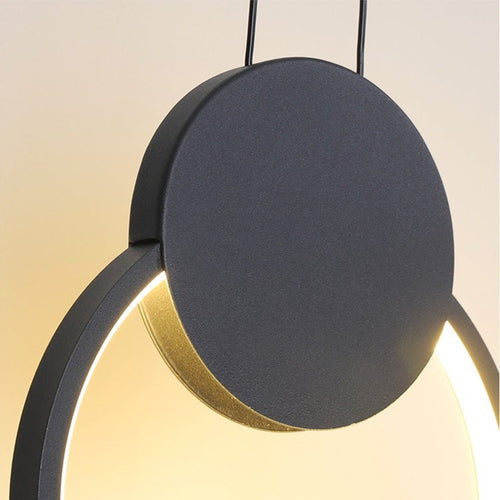Oryna minimalist geometric LED pendant light - vue 16 sur 19