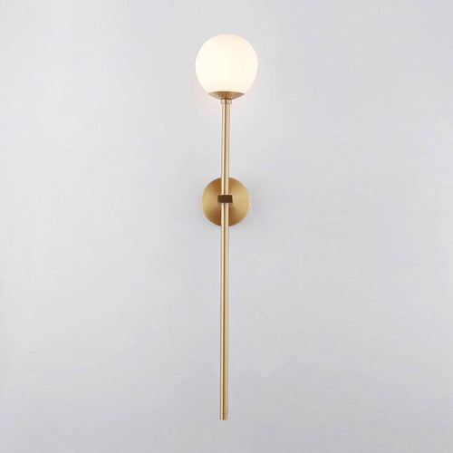 Modern gold metal LED wall light full luxury - vue 5 sur 6