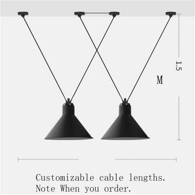 Design LED chandelier with multiple artistic pendant lights - vue 22 sur 25