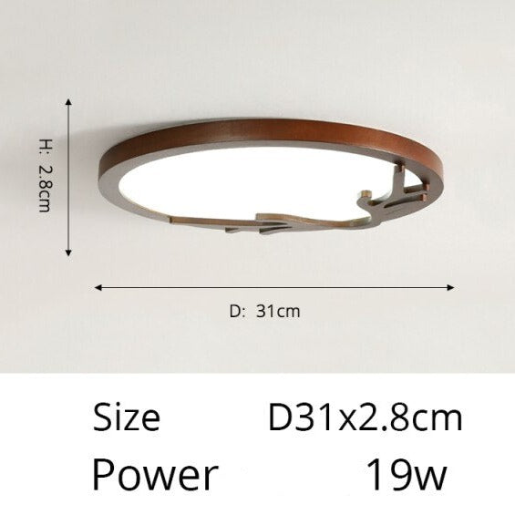 Scandinavian round ceiling light with original Benilde design - vue 14 sur 21