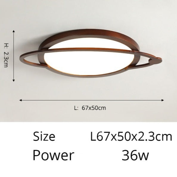Scandinavian round ceiling light with original Benilde design - vue 12 sur 21