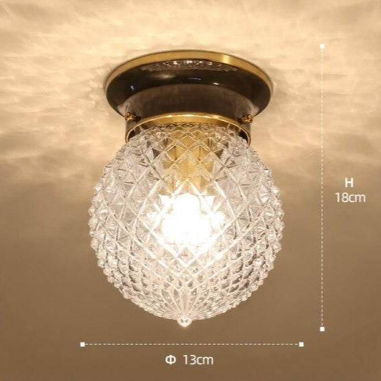 Modern crystal gemstone-style ceiling light Iryna - vue 8 sur 9