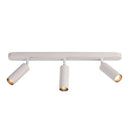 Modern LED spotlight with multiple metal cylinders
