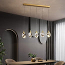 Modern LED chandelier with Tyana crystal teardrop