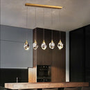 Modern LED chandelier with Tyana crystal teardrop