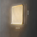 Rectangular gold metal designer wall light Larry