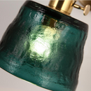 LED wall light with Siena glass shade