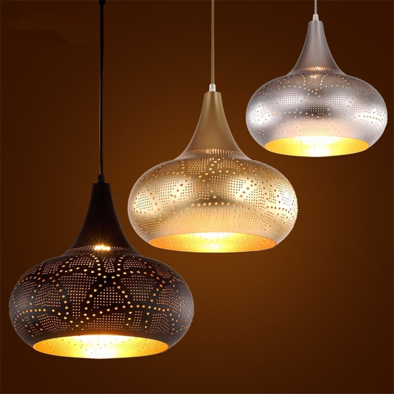 Oriental style metal pendant light arabia