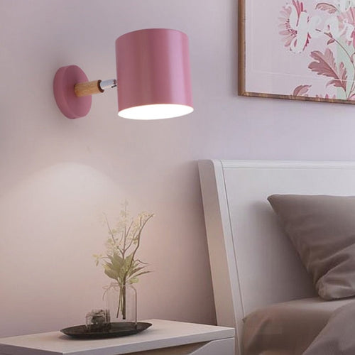 Modern coloured metal wall light Eden - vue 3 sur 8