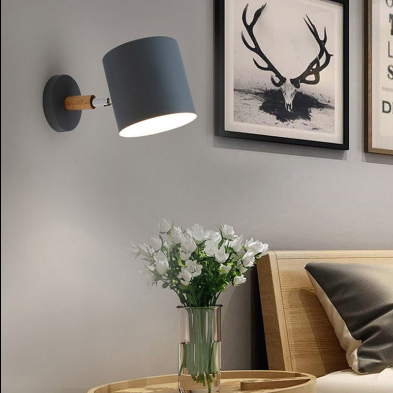 Modern coloured metal wall light Eden - vue 4 sur 8