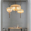 Vintage oriental style glass pendant light Helia