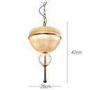 Vintage oriental style glass pendant light Helia