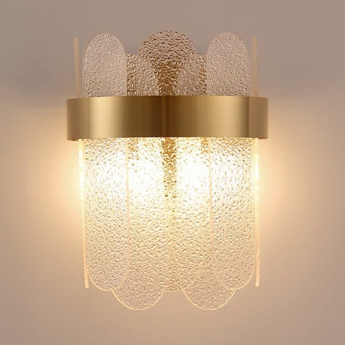 Modern wall light with glass blades Ciara - vue 6 sur 5