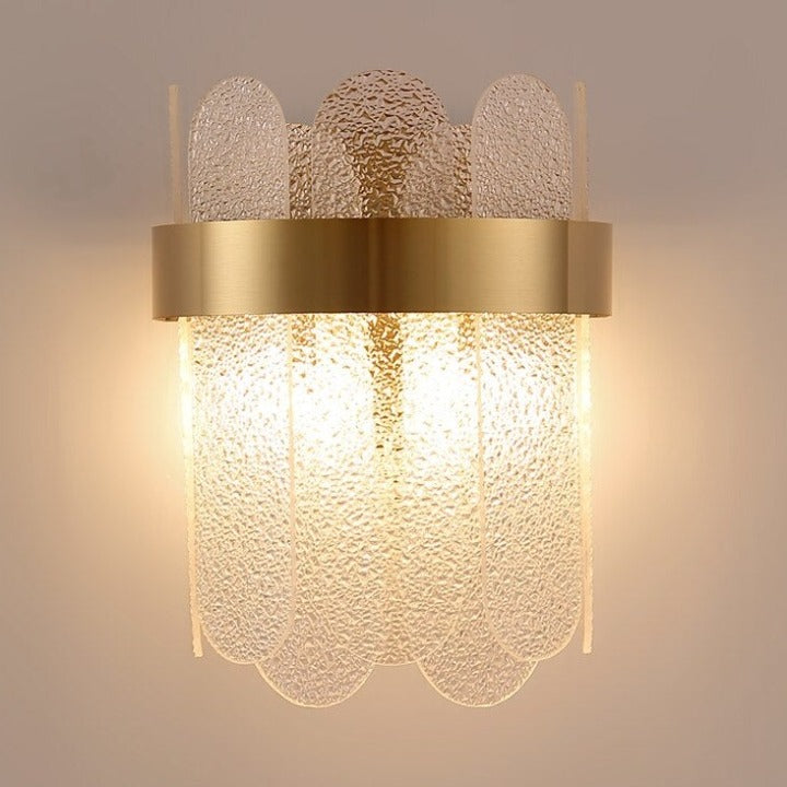 Modern wall light with glass blades Ciara - vue 5 sur 5
