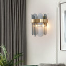 Modern wall light with glass blades Ciara