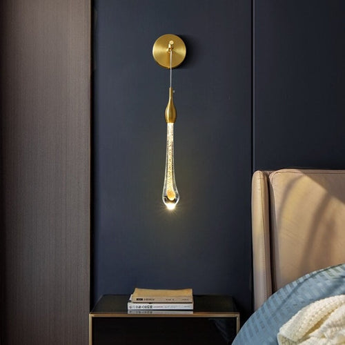 Modern gold luxury Gabriella hanging wall light - vue 5 sur 7