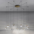 Plyzia crystal spider-shaped designer chandelier