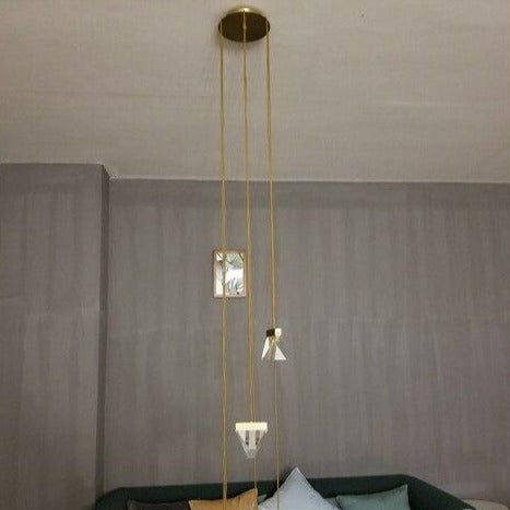 Plyzia crystal spider-shaped designer chandelier - vue 3 sur 8