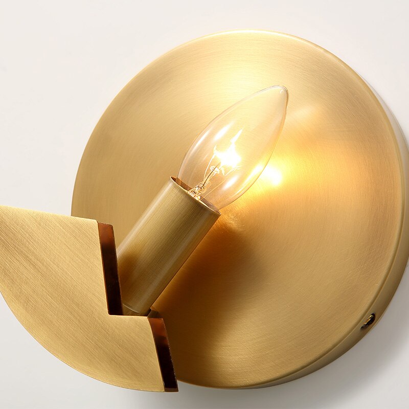 Tamira modern round luxury wall light - vue 3 sur 4