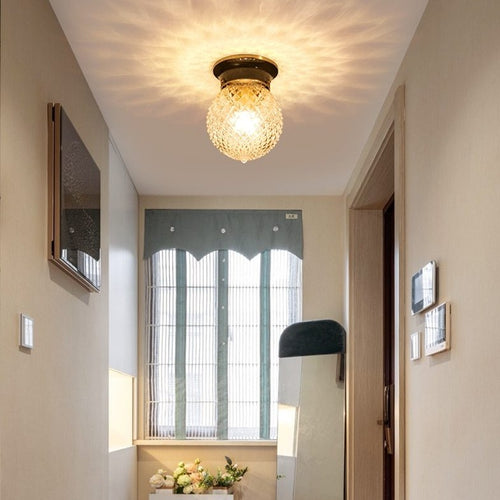 Modern crystal gemstone-style ceiling light Iryna - vue 5 sur 9