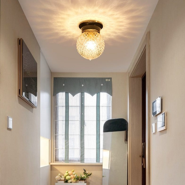 Modern crystal gemstone-style ceiling light Iryna - vue 4 sur 9