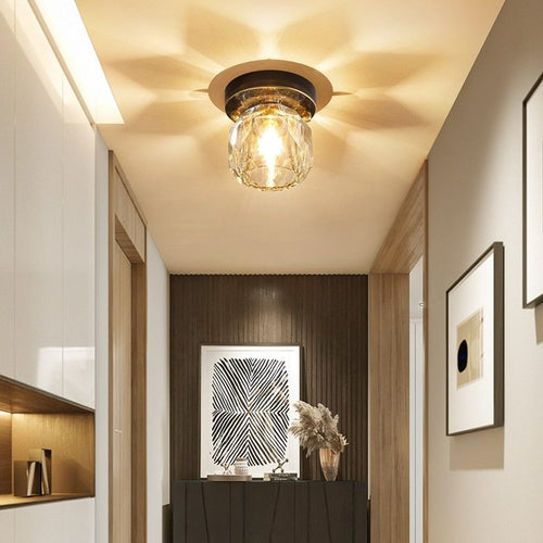 Modern crystal gemstone-style ceiling light Iryna - vue 3 sur 9