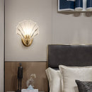 Modern shell-shaped LED wall light shelly