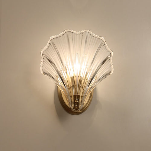 Modern shell-shaped LED wall light shelly - vue 7 sur 7