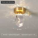 Ayola modern gemstone-shaped LED ceiling light