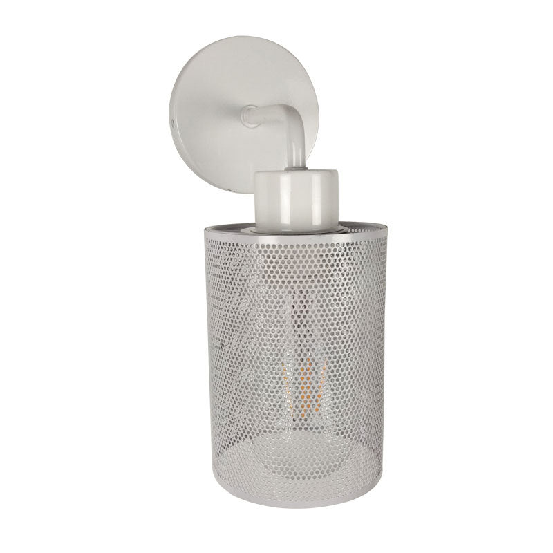 Rustic retro cage wall light - vue 4 sur 5